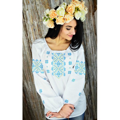 Embroidered blouse "Simplicity cotton 3"